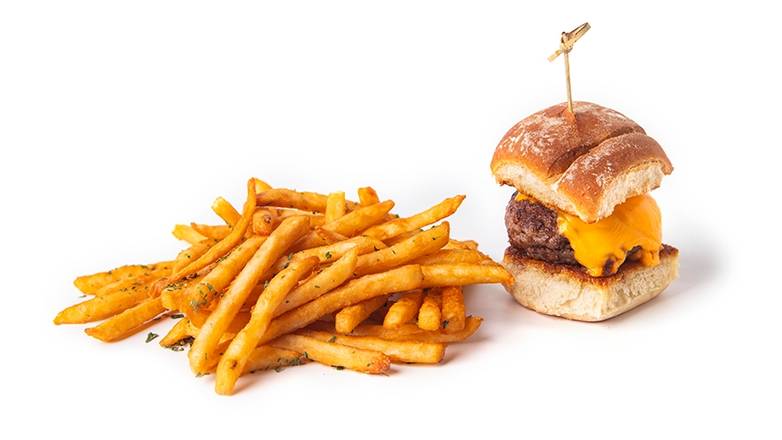 Order Kids Cheeseburger food online from Tap Room store, Patchogue on bringmethat.com