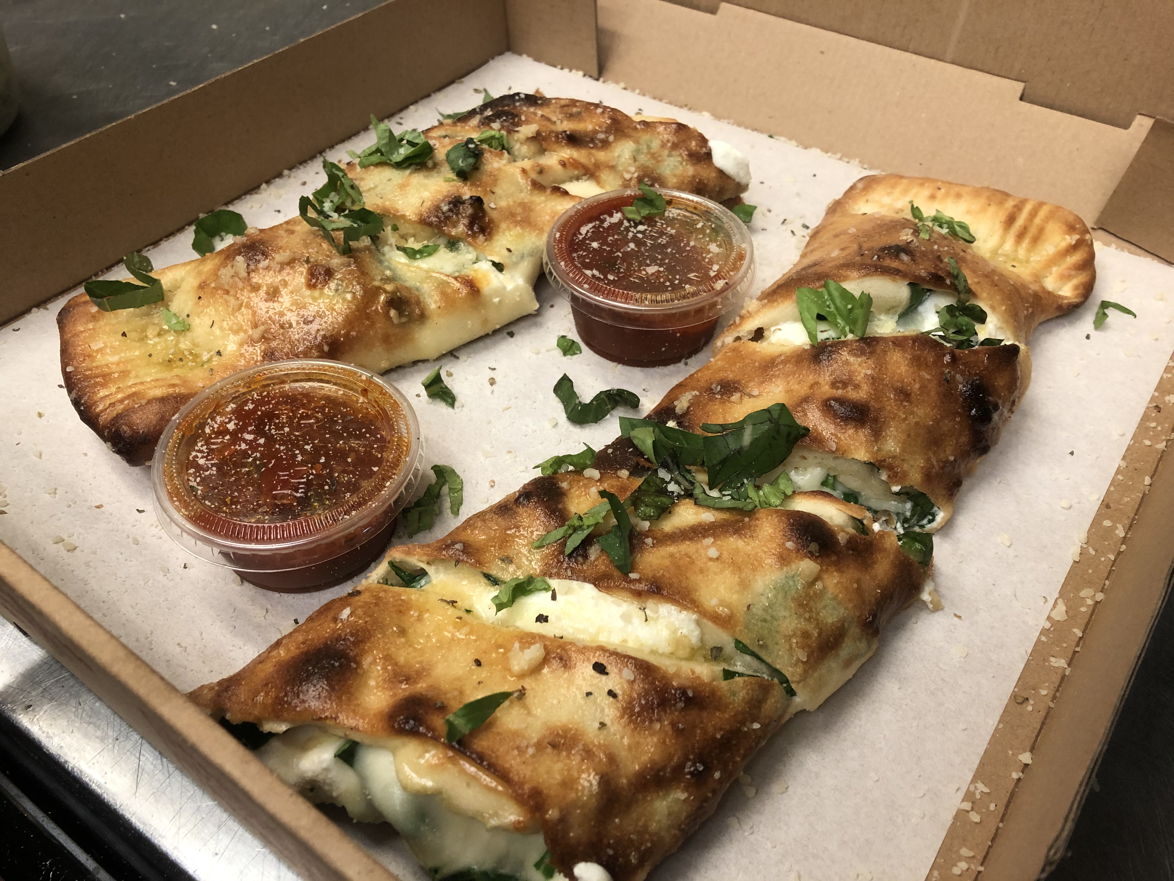 Order Spinach Cheese Rolls food online from Surfside Pizza store, San Clemente on bringmethat.com