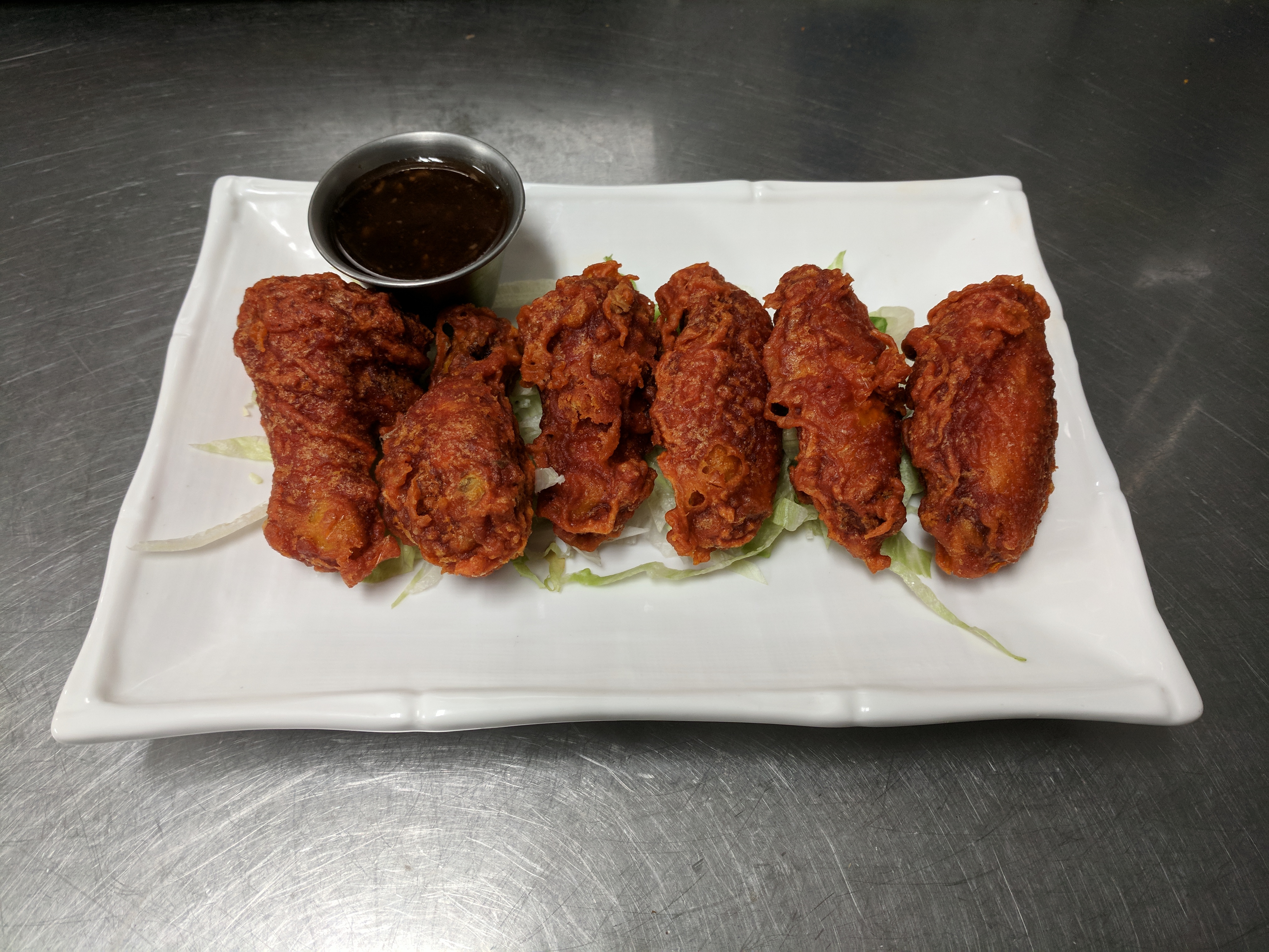 Order B17. Korean Chicken Wing food online from Oryza Authentic Chinese store, Iowa City on bringmethat.com