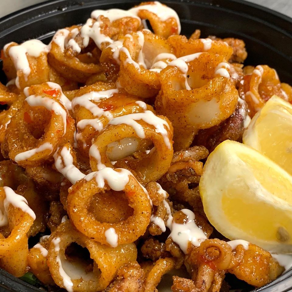 Order Fried Calamari food online from Mr. Shrimp store, Belmar on bringmethat.com