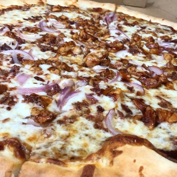 Order BBQ Chicken Pizza food online from Demo Pizzeria & Deli store, Raleigh on bringmethat.com