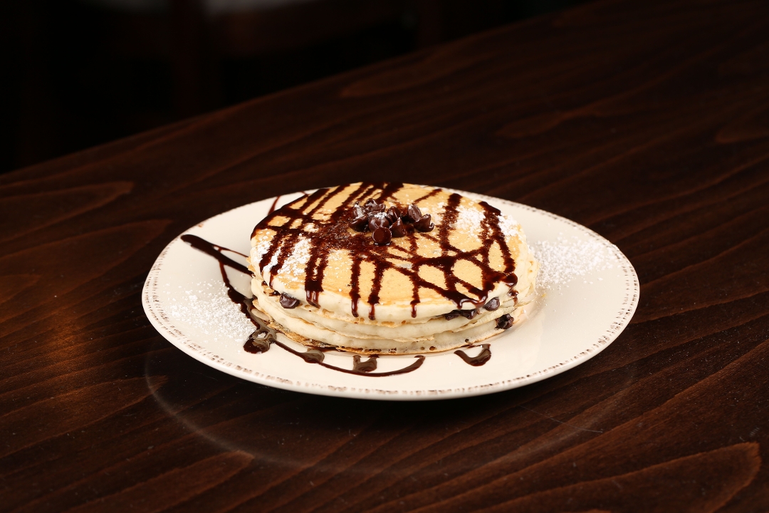 Order Chocolate Chip Pancakes food online from Billy Downtown Diner store, Easton on bringmethat.com