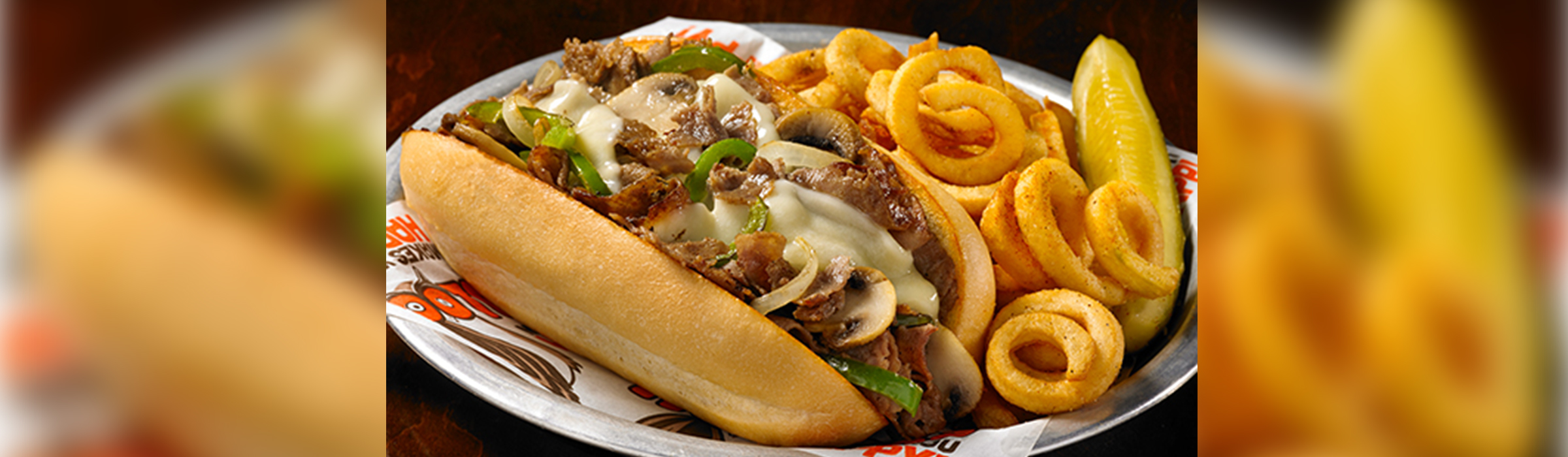Order Philly Cheesesteak Sandwich food online from Hooters store, Chesapeake on bringmethat.com