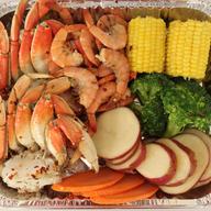 Order ST3. Dungeness Crab 1 Lb, Steamed Shrimp 1/2 Lb food online from Crab Plus store, Yeadon on bringmethat.com