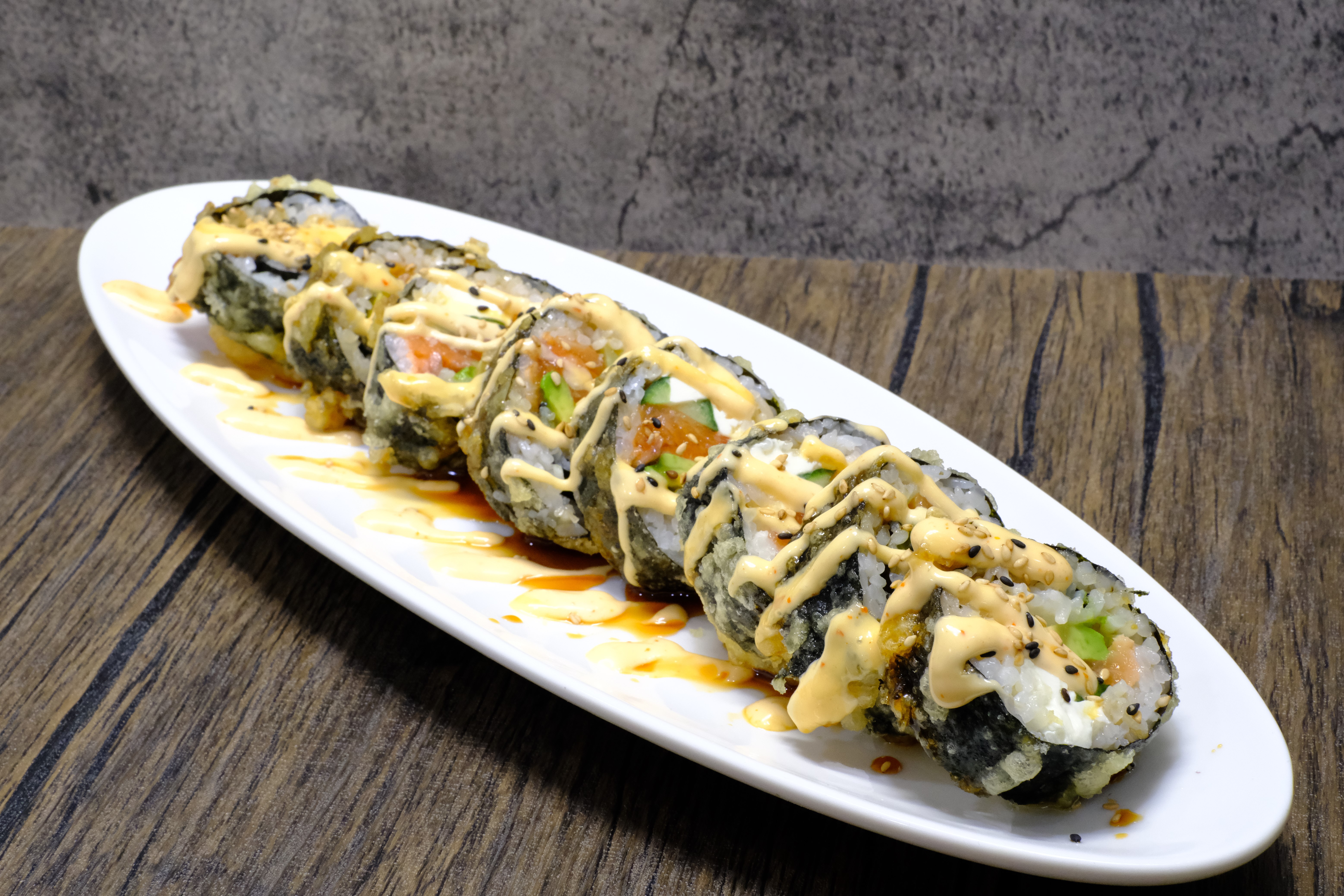 Order Yummy Roll food online from Banzai Japanese Bar & Kitchen store, Fresno on bringmethat.com