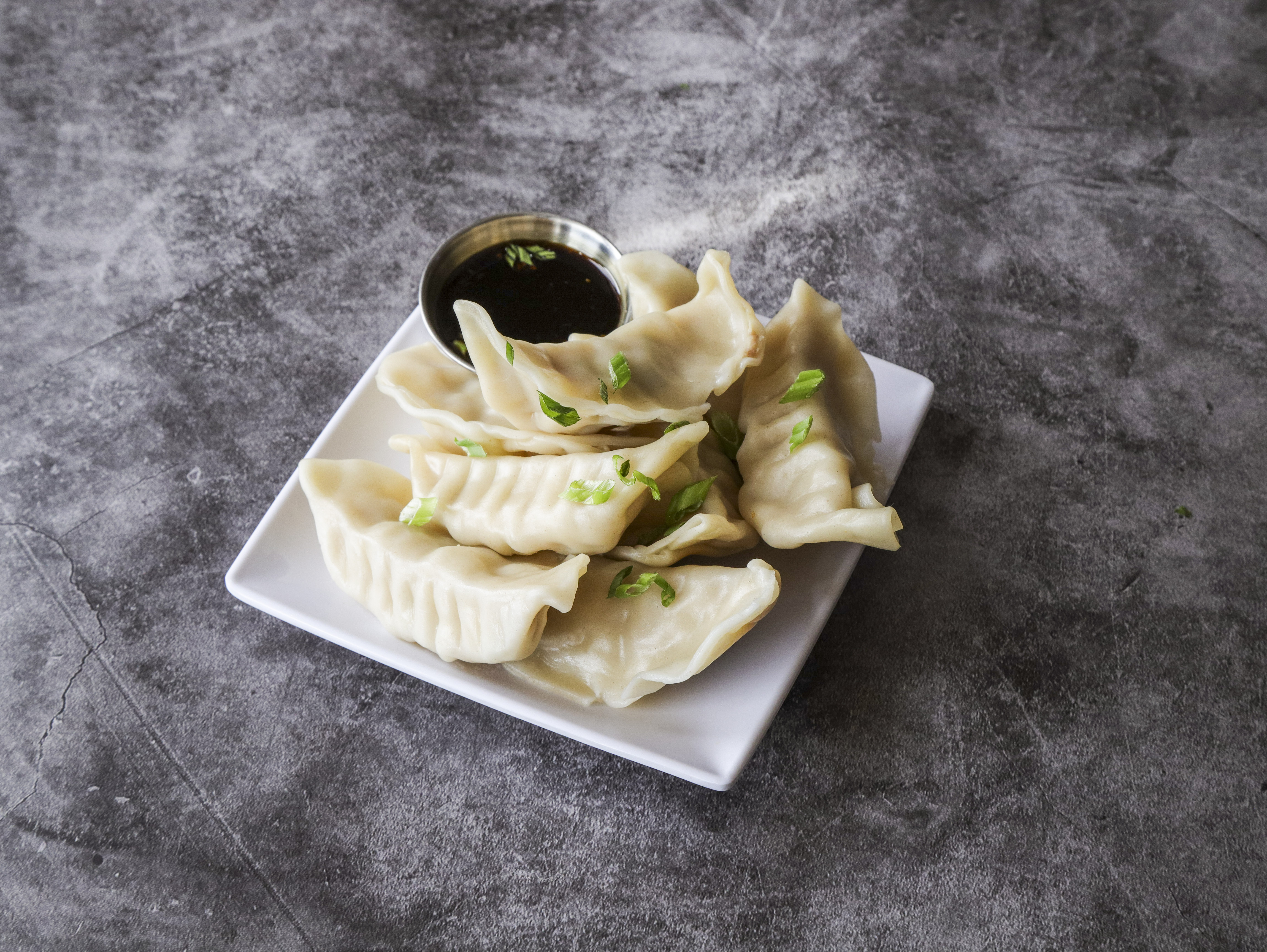 Order 6. Steamed Dumpling food online from New No. 1 Chinese store, West Allis on bringmethat.com