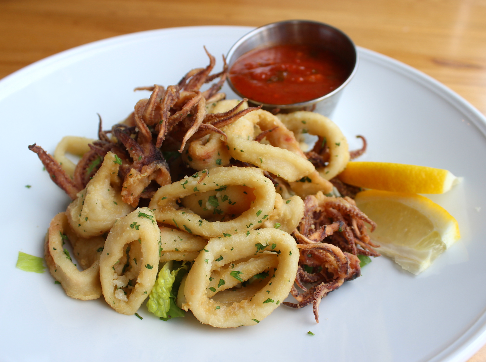 Order Fried Calamari food online from Zig Zag Kitchen store, Chicago on bringmethat.com