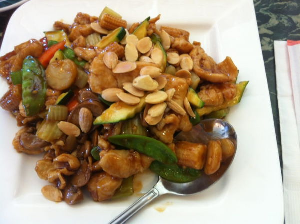 Order Almond Chicken food online from South North Dragon Chinese Restaurant store, Antioch on bringmethat.com