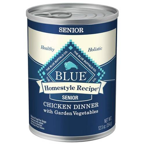Order Blue Buffalo Homestyle Recipe for Senior Dogs, Chicken Dinner Flavor - 12.5 oz food online from Walgreens store, Fayetteville on bringmethat.com