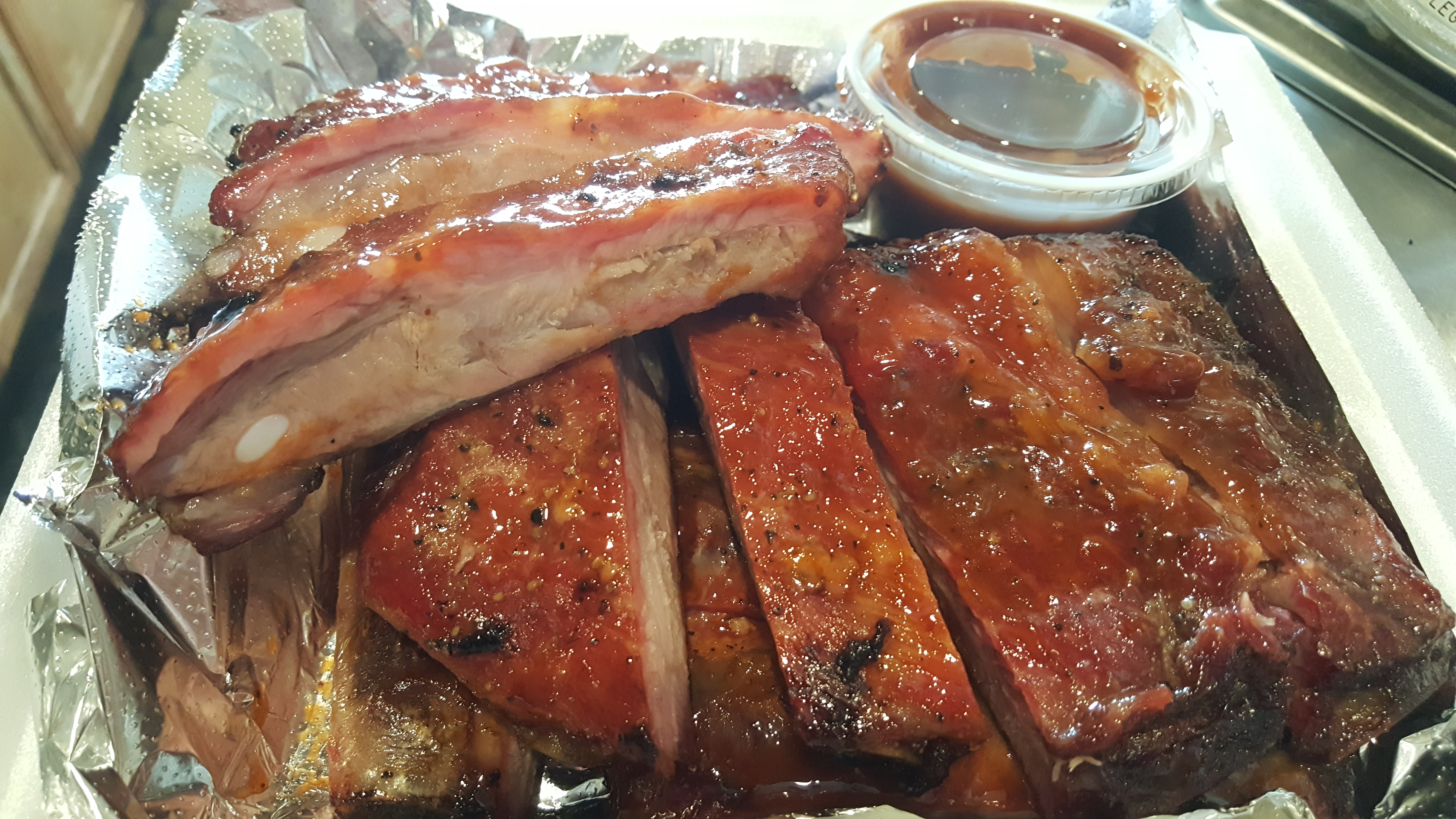 Order Rack Ribs food online from Bodacious Pig Barbecue store, Eagle on bringmethat.com