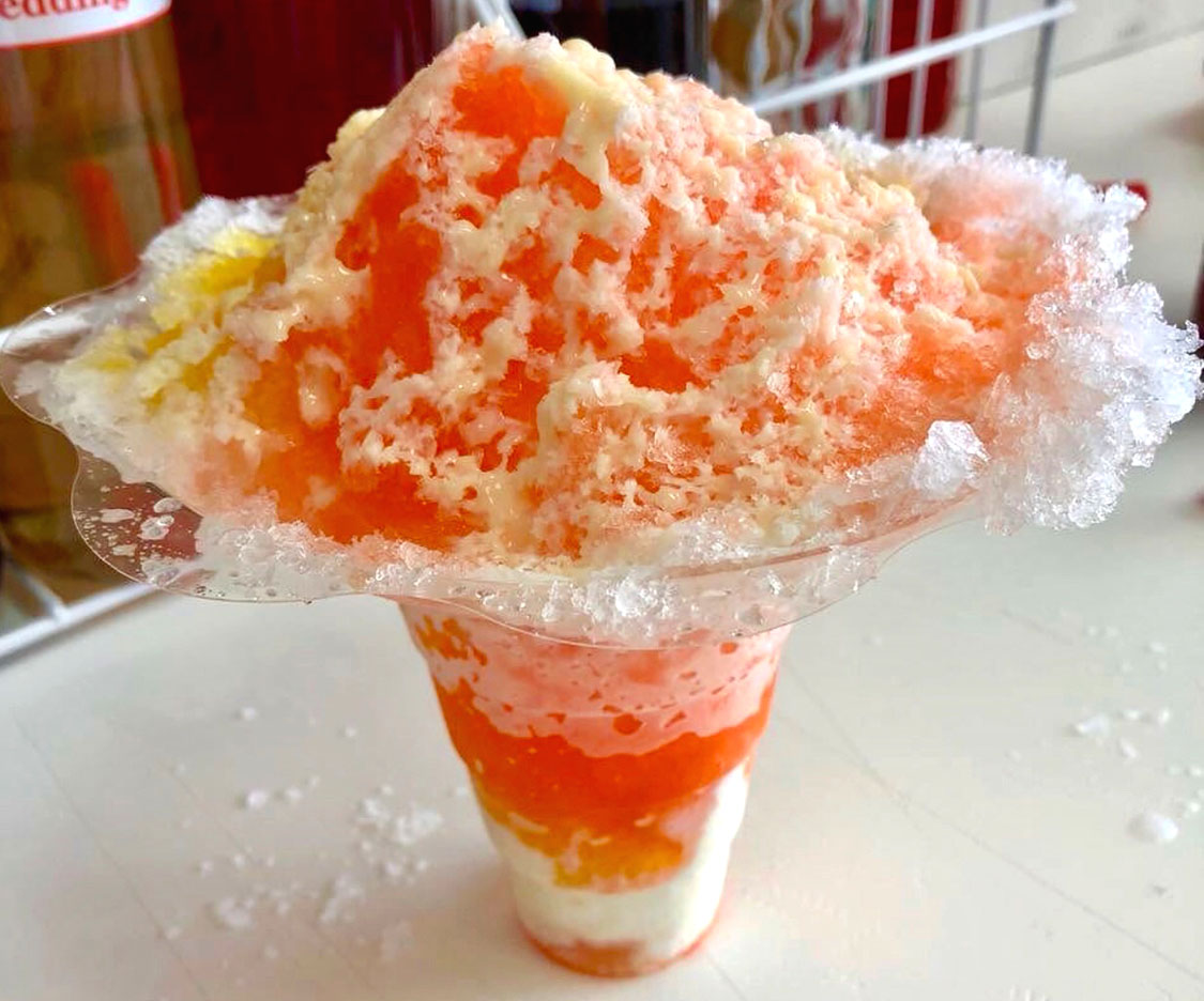 Order Notorious P.O.G. Shave Ice food online from Ohana Hawaiian Shave Ice store, North Myrtle Beach on bringmethat.com