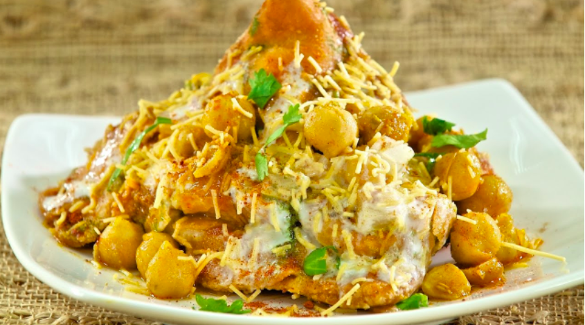Order Samosa Chaat food online from Taza Kitchen & Pizza store, Norristown on bringmethat.com
