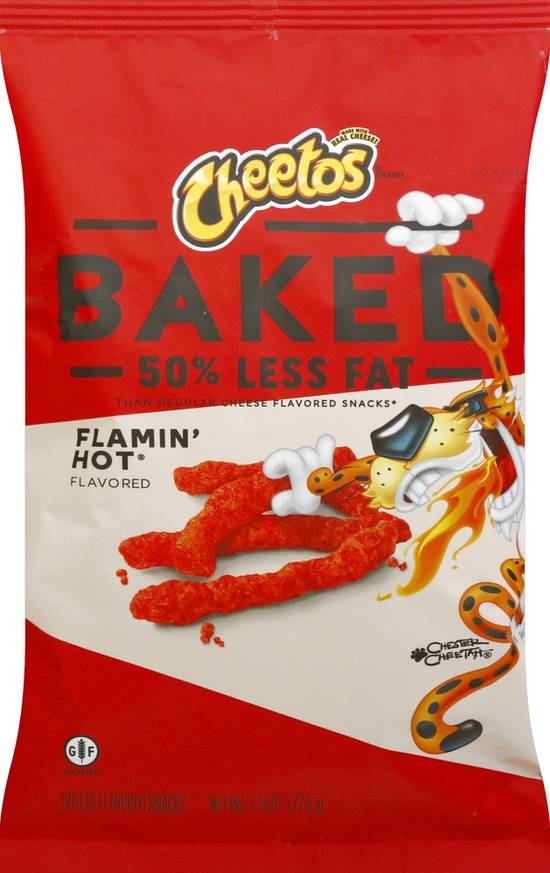 Order Cheetos · Baked Flamin Hot Cheese Snack (2.8 oz) food online from Mesa Liquor store, Mesa on bringmethat.com