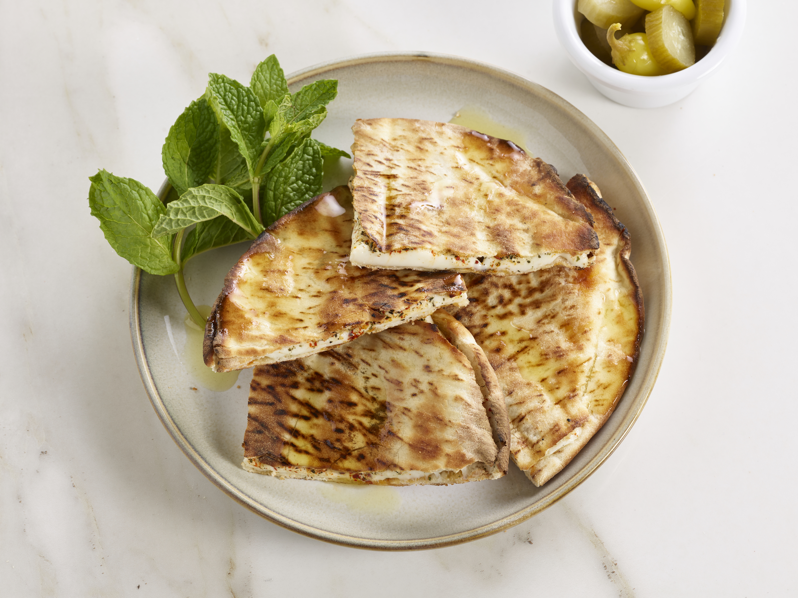 Order Grilled Cheese Pita food online from Esso Mediterranean Bistro store, Encino on bringmethat.com