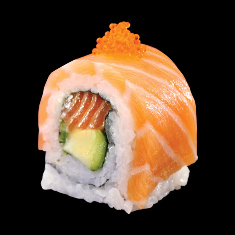 Order  Salmon Turbo Roll (8pcs) food online from Sushi Gogo store, Berkeley on bringmethat.com