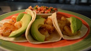 Order 110. Tacos Veracruz food online from La Tolteca store, Williamsburg on bringmethat.com