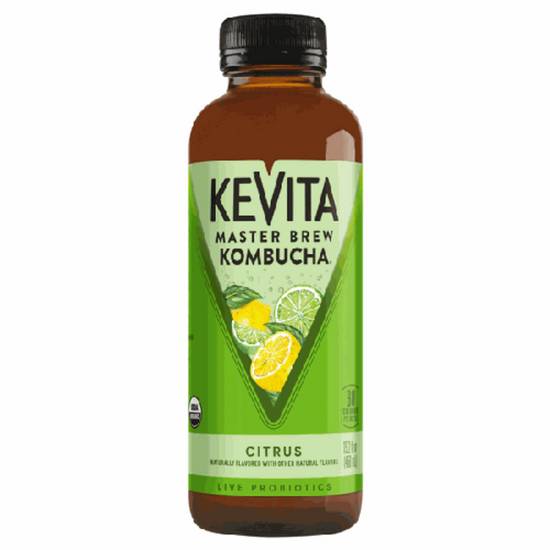 Order KeVita Master Brew Kombucha - Citrus food online from IV Deli Mart store, Goleta on bringmethat.com