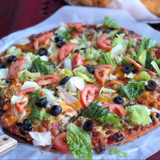 Order 10" Small Taco Pizza food online from Amore Taste Of Chicago store, Henderson on bringmethat.com