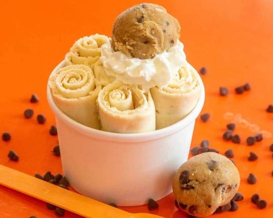 Order  The Cookie Dough Experience food online from Roule Rolled Ice Cream store, Gretna on bringmethat.com