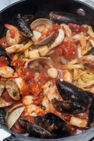 Order Frutti Di Mare Pescatore with Salad food online from Pizza206 store, Tabernacle on bringmethat.com