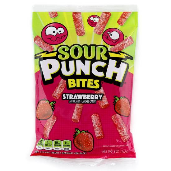 Order Sour Punch Bites Strikin' Strawberry (5 oz) food online from Rite Aid store, Eugene on bringmethat.com