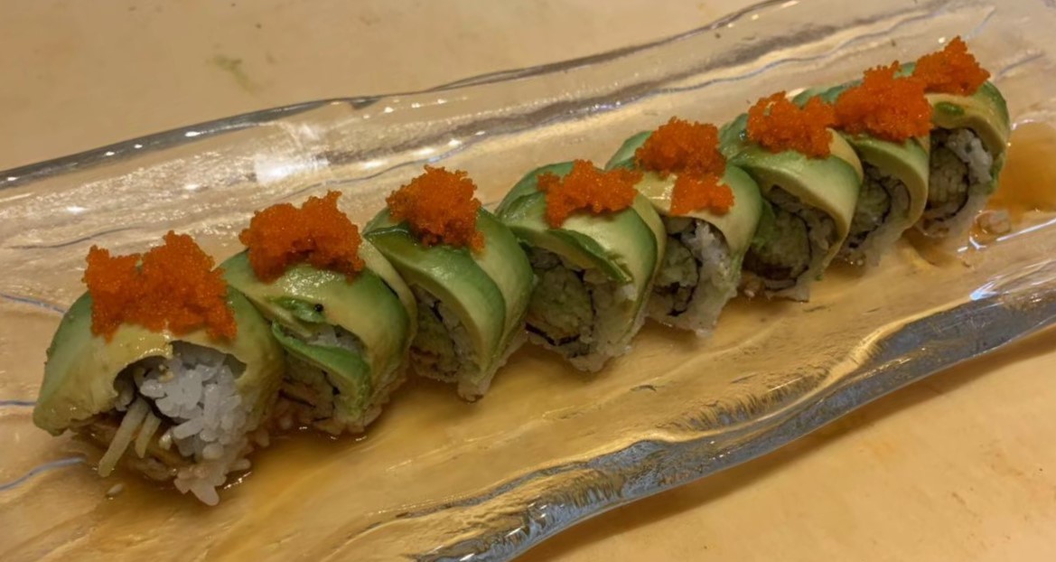 Order Dragon Special Roll food online from Bamboo Ya store, Queens on bringmethat.com