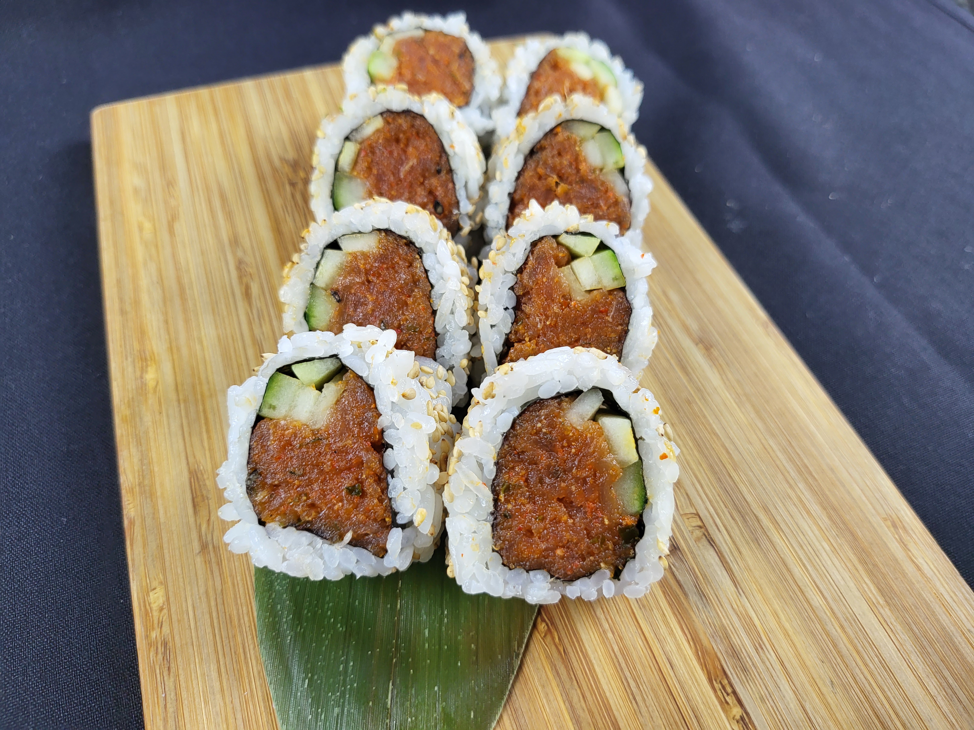 Order Spicy Tuna Roll food online from Kaze Sushi & Hibachi store, Mesquite on bringmethat.com