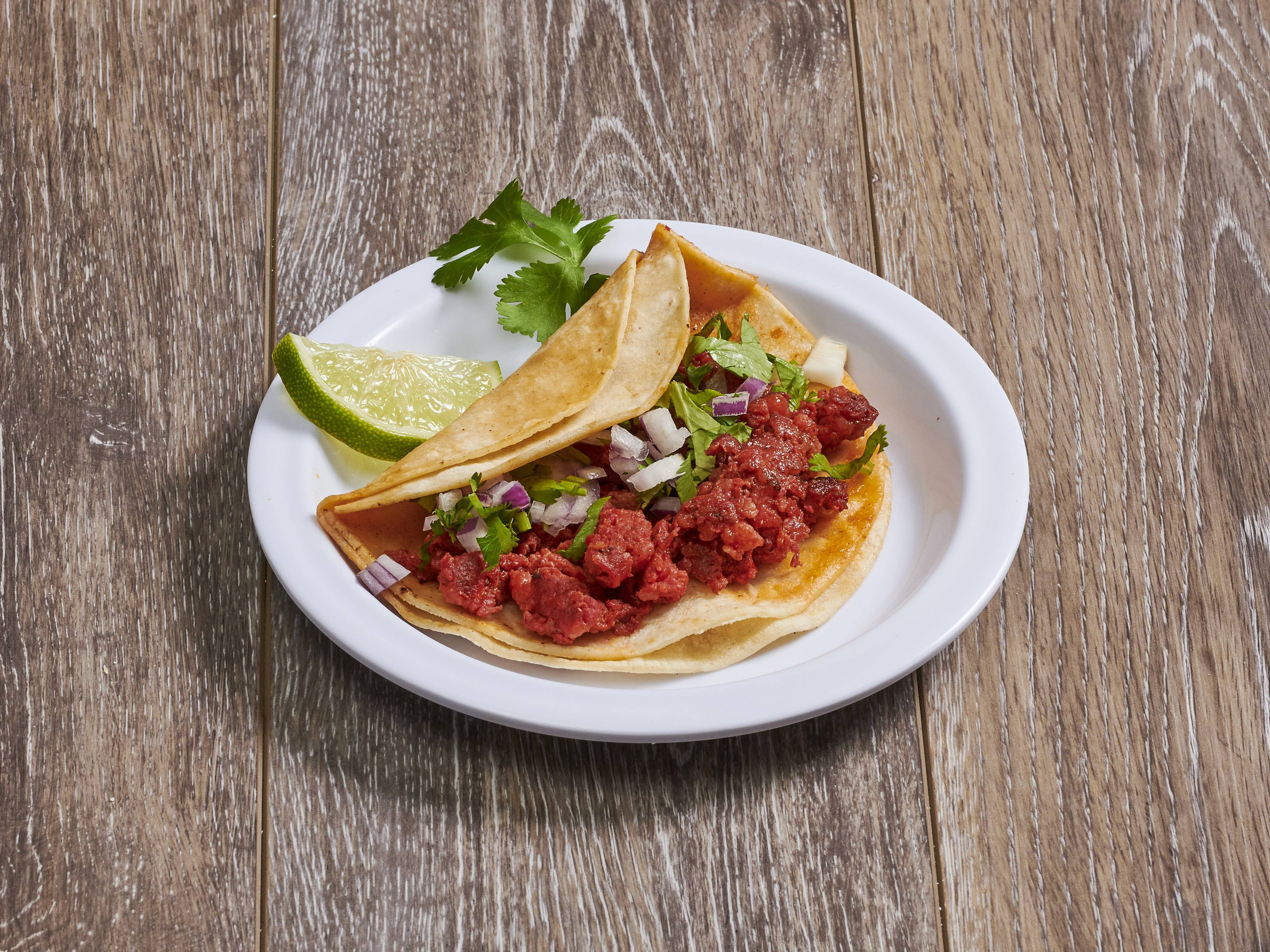 Order Chorizo Taco food online from La Comadre Restaurant And Bakery store, Woodhaven on bringmethat.com