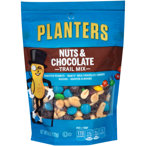Order Planters Trail Mix Nut & Choclate 6oz food online from 7-Eleven store, Huntsville on bringmethat.com
