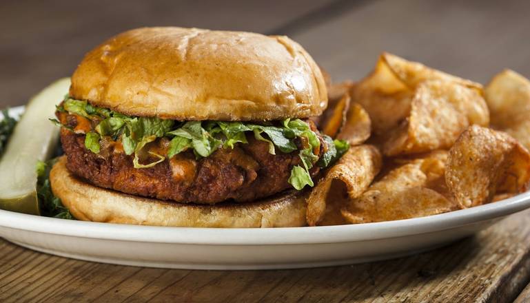 Order Buffalo Chicken Sandwich food online from Pluckers store, Webster on bringmethat.com