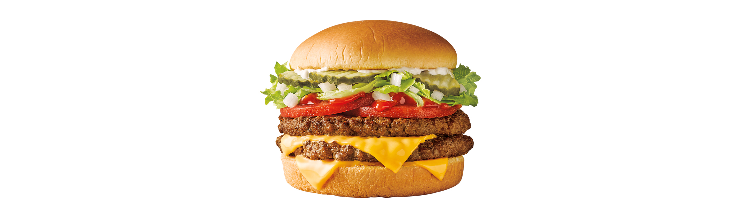 Order SuperSONIC® Double Cheeseburger food online from Sonic store, Dallas on bringmethat.com