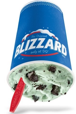 Order MINT OREO BLIZZARD food online from Dairy Queen store, Willis on bringmethat.com