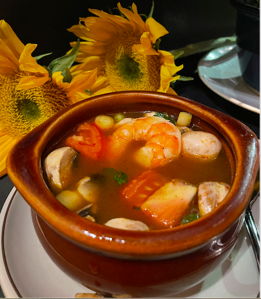 Order Tom Yum Goong Soup food online from Brown Sugar Cafe store, Boston on bringmethat.com