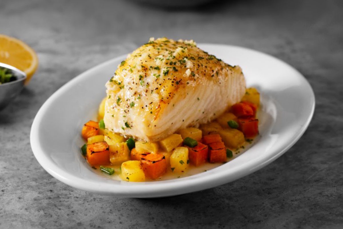 Order CHILEAN SEA BASS* food online from Ruth's Chris Steak House store, New Orleans on bringmethat.com