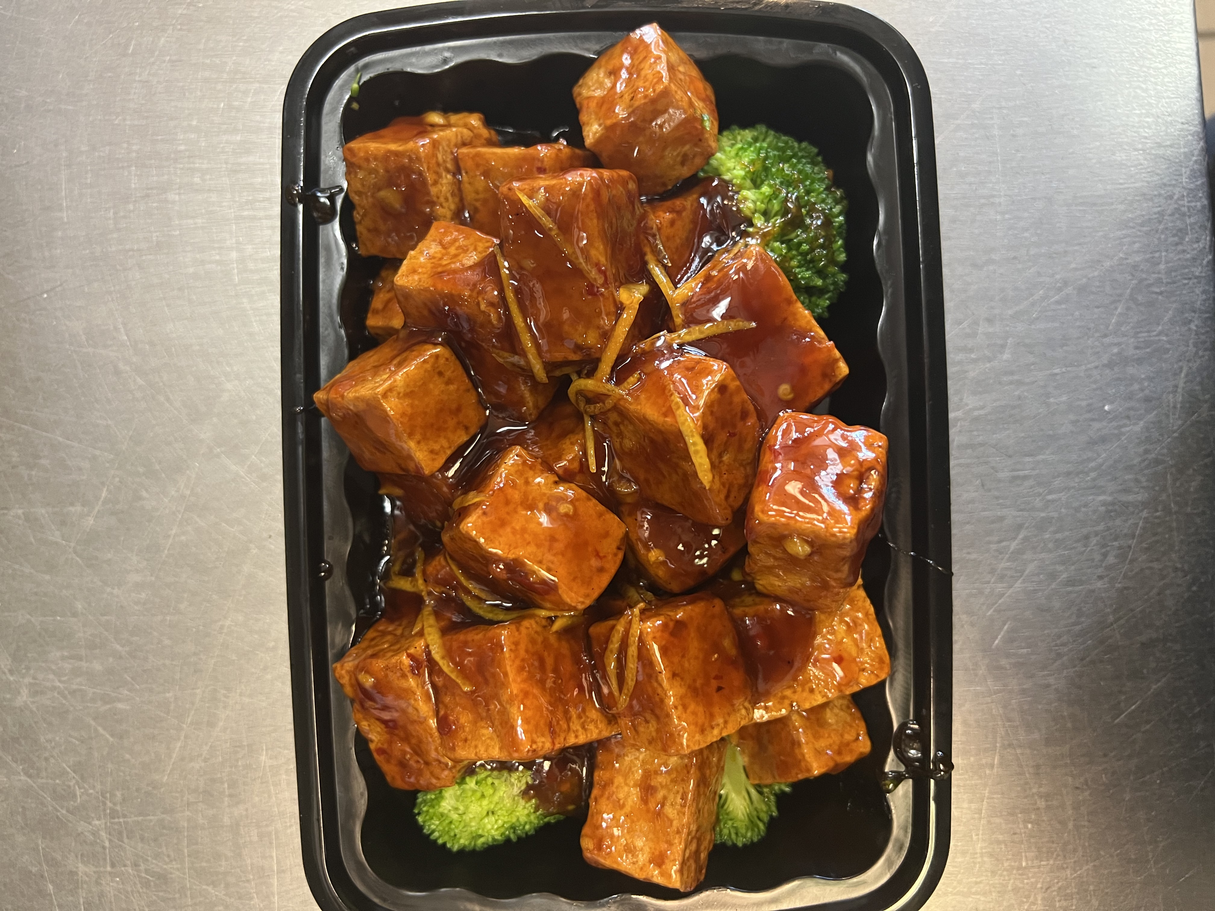 Order Orange Tofu food online from Lucky Dragon Restaurant store, Lynn on bringmethat.com