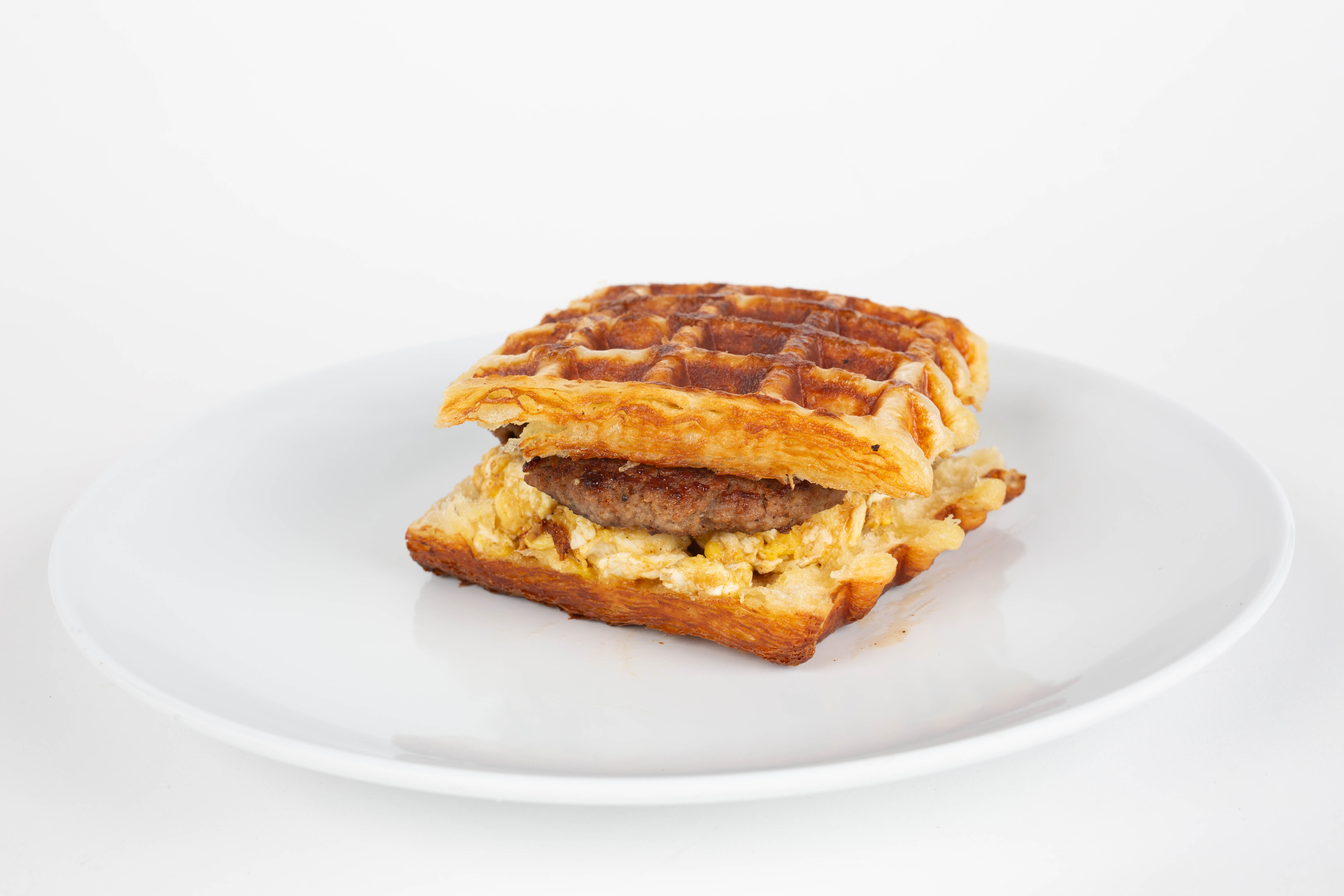 Order Sausage Sammy food online from Waffle Love store, Meridian on bringmethat.com