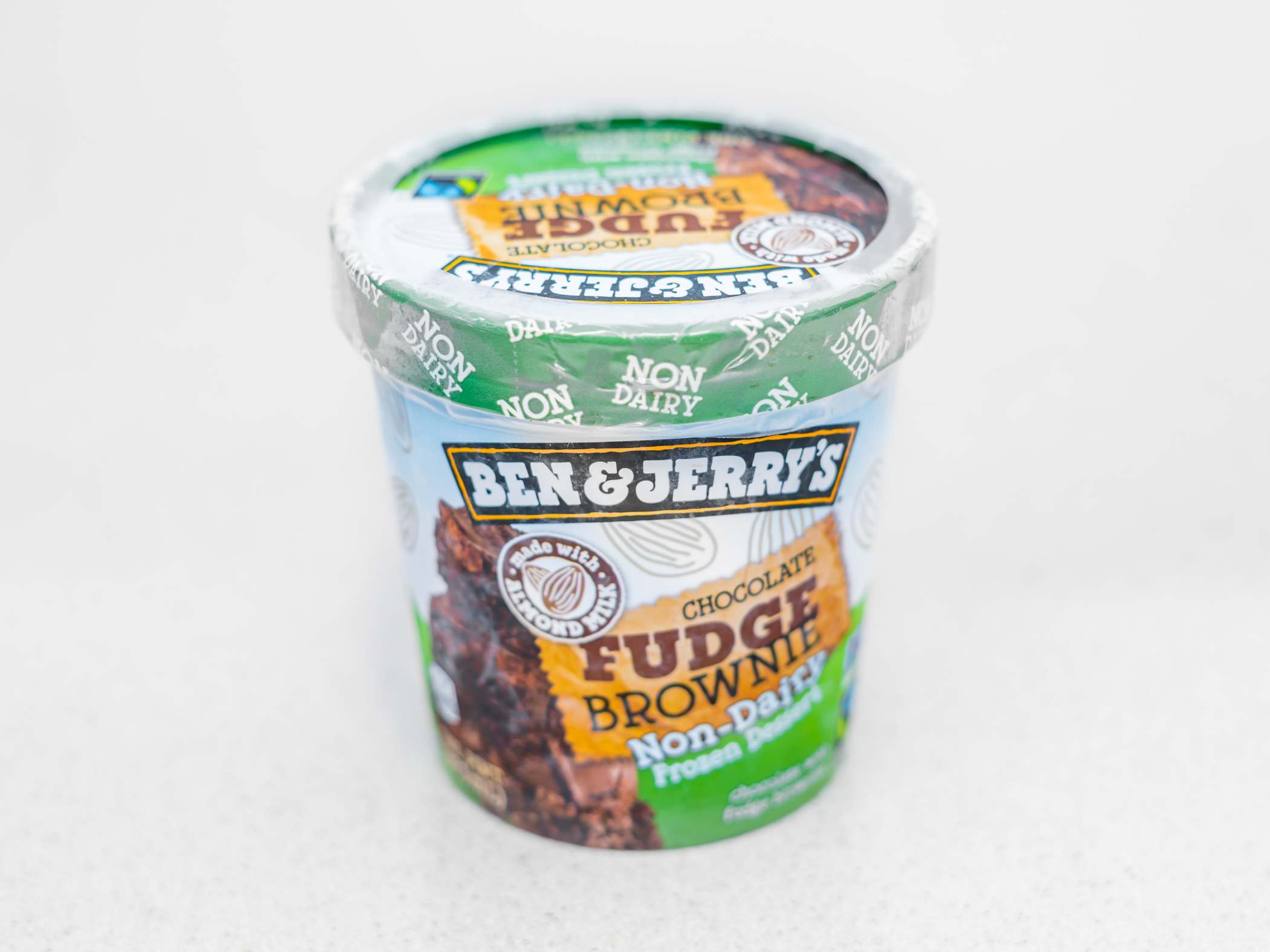 Order Ben and Jerry's Non-Dairy Chocolate Fudge Brownie food online from Am Pm store, San Diego on bringmethat.com