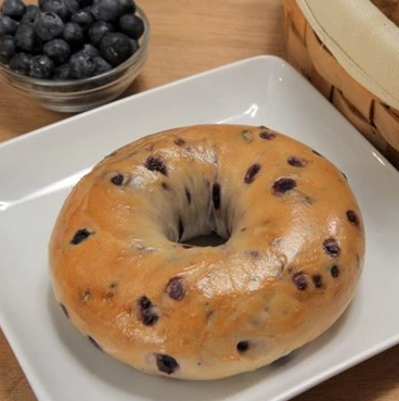 Order Blueberry Bagel food online from Rich Bagels store, Sandy on bringmethat.com
