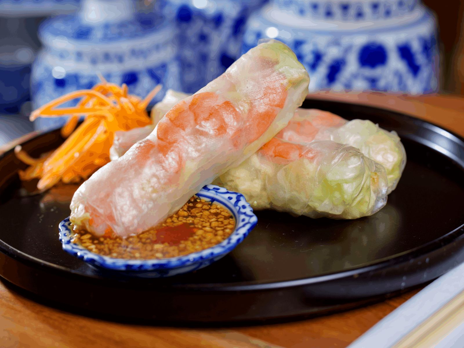 Order 3.Spring Rolls food online from Simply Thai Bistro store, Wheaton on bringmethat.com