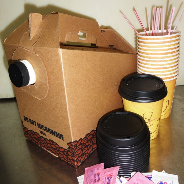 Order Coffee Box(96 oz,) food online from Bagelworks Cafe store, Los Angeles on bringmethat.com
