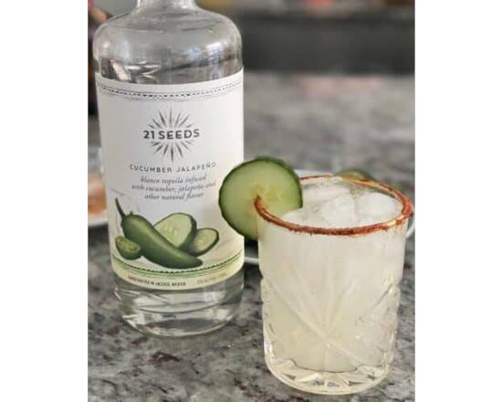 Order 21 Seeds Tequila, Cucumber Jalapeño Infused Blanco Tequila · 750 mL food online from House Of Wine store, New Rochelle on bringmethat.com