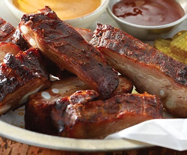Order 8 Pieces BBQ Rib Tips food online from Surfside Pizza store, San Clemente on bringmethat.com