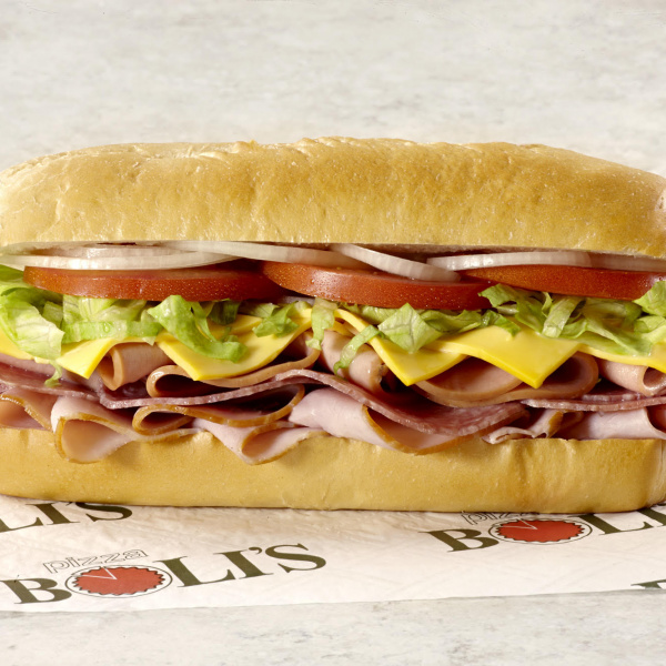 Order Hot Ham and Cheese Sub food online from Pizza Bolis Germantown store, Germantown on bringmethat.com