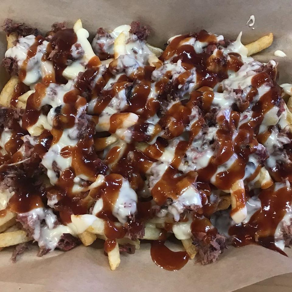 Order Jerk Chicken Loaded Fries food online from Cornish Smokehouse store, Oklahoma City on bringmethat.com