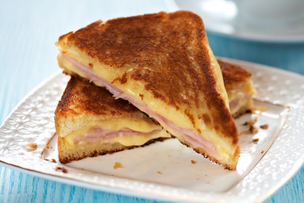 Order Grilled Cheese with Ham Sandwich food online from West Bank Gourmet Deli store, New York on bringmethat.com