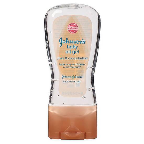 Order Johnson's® 6.5 oz. Baby Oil Gel With Shea And Cocoa Butter food online from Bed Bath & Beyond store, Williston on bringmethat.com