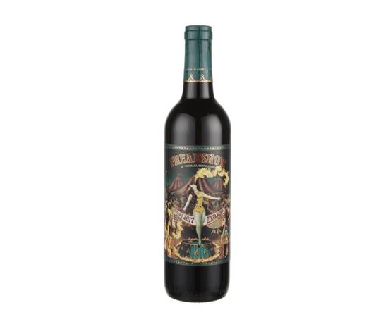 Order Freakshow Zinfandel, 750mL wine (15.5% ABV) food online from Cold Spring Liquor store, Liberty Hill on bringmethat.com