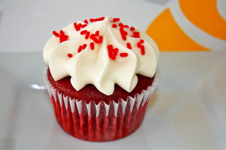 Order Red Velvet Cupcake food online from Cupcakes A La Yola store, Poway on bringmethat.com