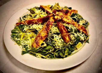 Order Caesar Salad food online from Lucky Chicago Style Grill store, Round Rock on bringmethat.com
