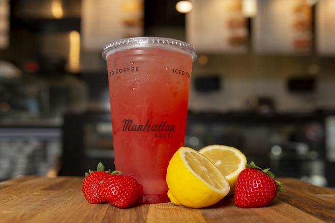 Order Strawberry Lemonade food online from Manhattan Bagel store, Wharton on bringmethat.com